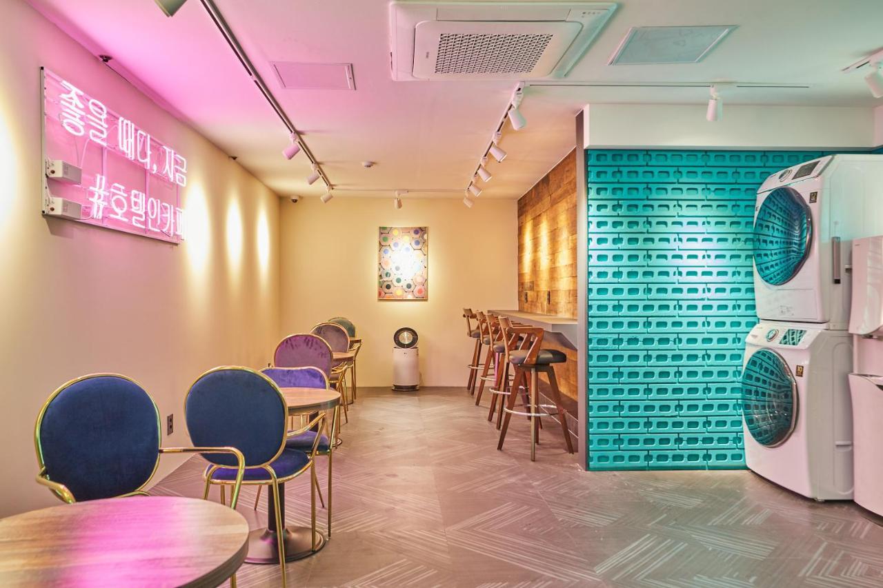 Hotel In Cafe Doksan Szöul Kültér fotó